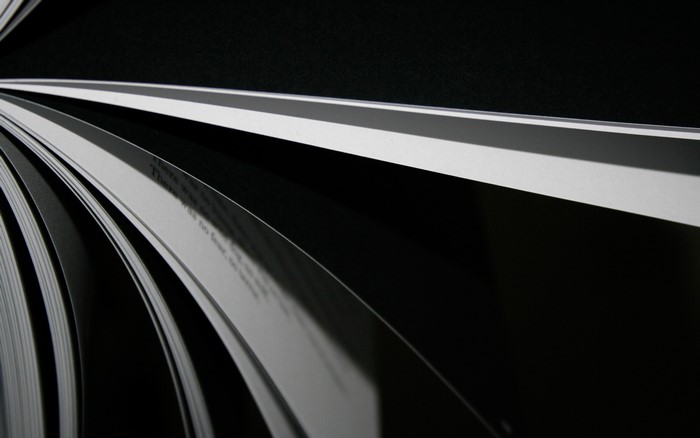 Abstract view of book pages