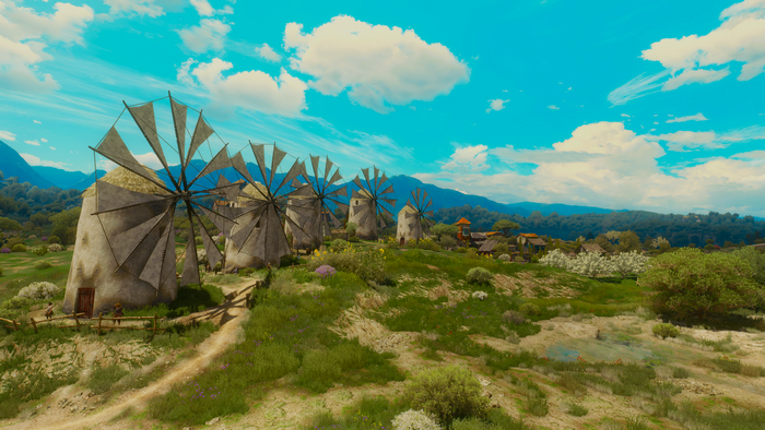 The Witcher 3: Wild Hunt - Blood and Wine windmills
