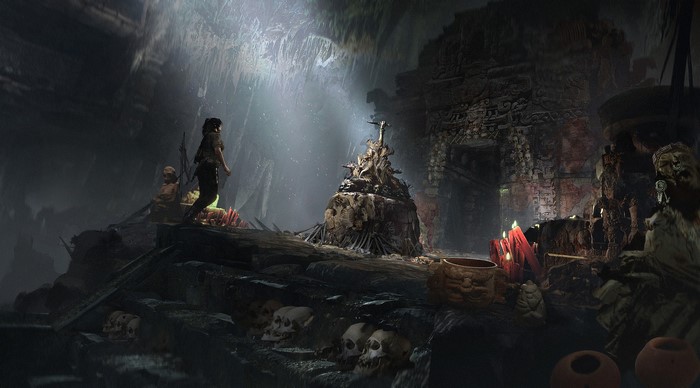 Concept art for Shadow of the Tomb Raider