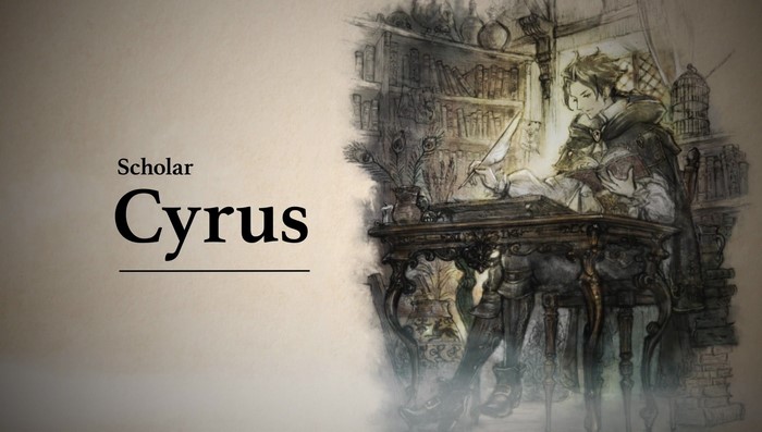 Cyrus the Scholar from Octopath Traveler