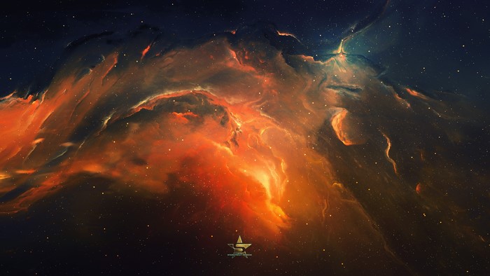 4K Space Art Nebula Galaxy Stars Universe