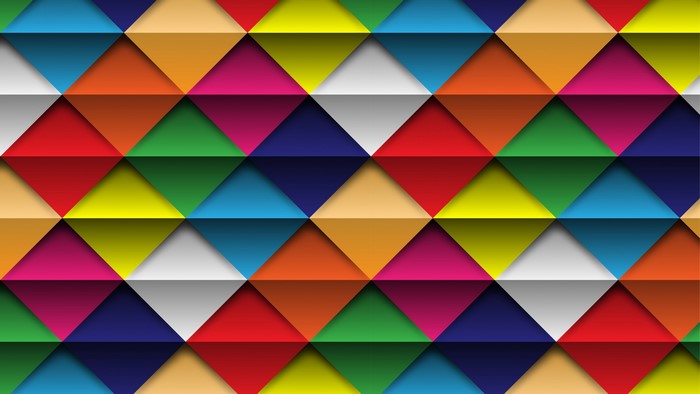 Colorful abstract geometric triangle pattern