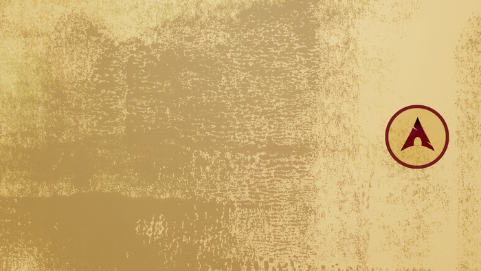 Arch Linux logo on textured background