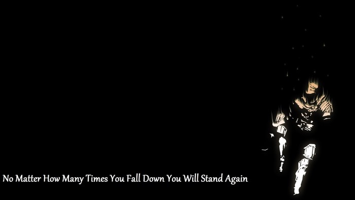 Dark Souls typography with a warrior silhouette