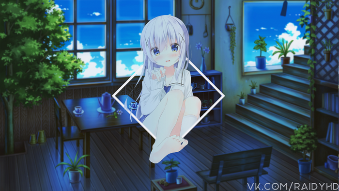 Kafuu Chino from Is the Order a Rabbit? anime
