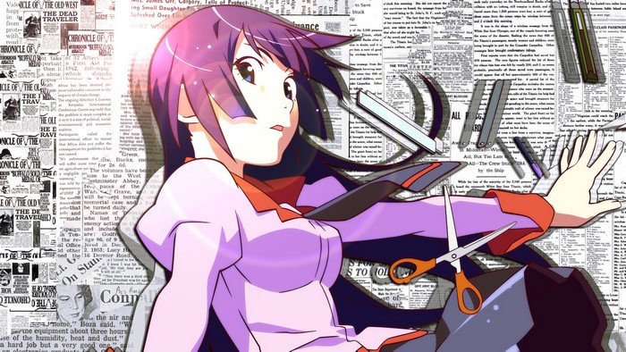 Senjougahara Hitagi from Monogatari Series