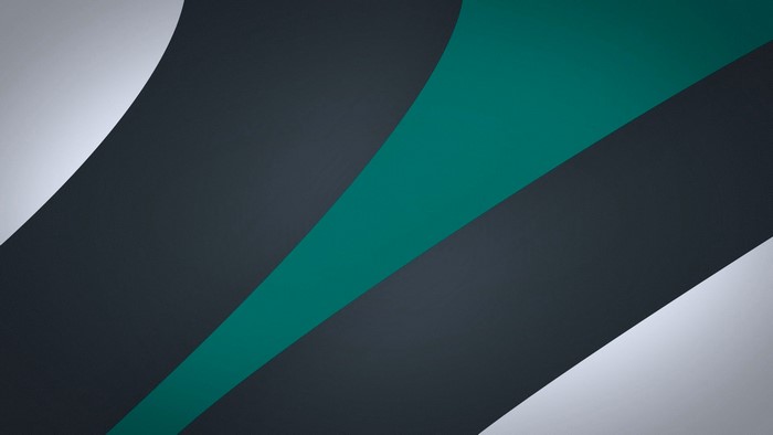 Abstract geometric shapes with teal and gray colors
