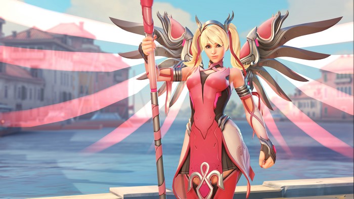 Mercy from Overwatch on Rialto