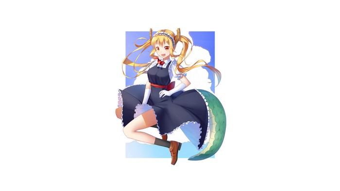 Tohru from Kobayashi-san Chi no Maid Dragon in maid outfit