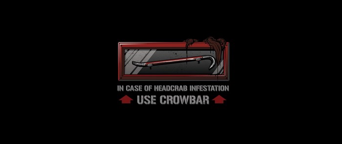 Half-Life Crowbar in Case of Headcrab Infestation