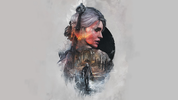 Ciri and Geralt from The Witcher 3: Wild Hunt