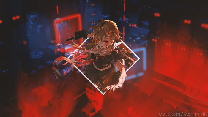 Kantai Collection Anime Girl in Picture-in-Picture