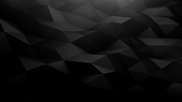 Abstract dark polygonal 3D design