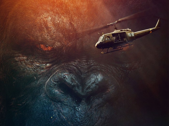 King Kong and Helicopter from Kong: Skull Island