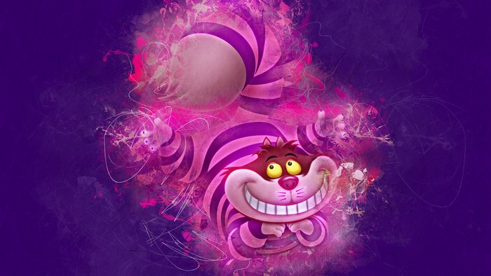 Cheshire Cat from Alice in Wonderland artwork