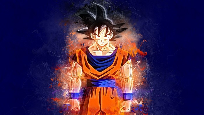 Goku from Dragon Ball Z artwork