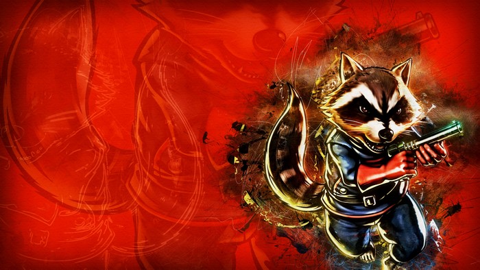 Rocket Raccoon from Marvel vs. Capcom 3