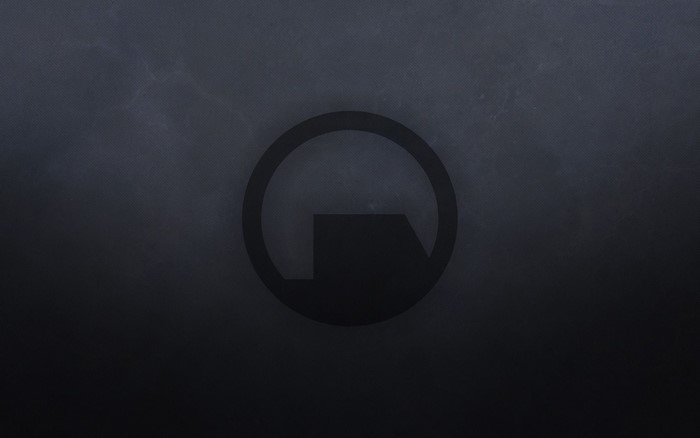 Black Mesa logo on a dark background