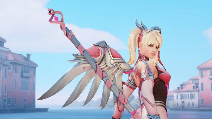Mercy from Overwatch on Rialto
