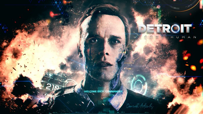 Connor from Detroit: Become Human 4K