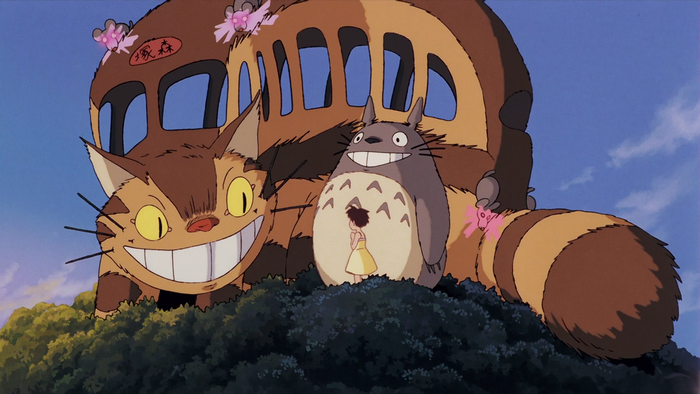 My Neighbor Totoro Catbus and Totoro