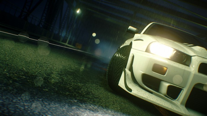 Nissan Skyline GT-R R34 Night Rain Drive