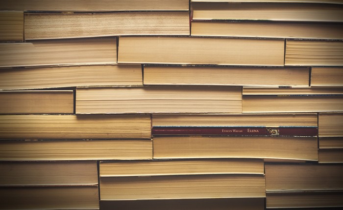 Stack of old books
