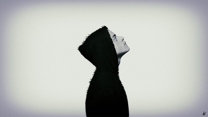 Elliot Alderson from Mr. Robot Glitch Art
