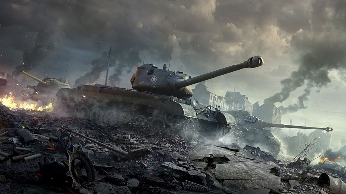 M47 Patton tanks in World of Tanks