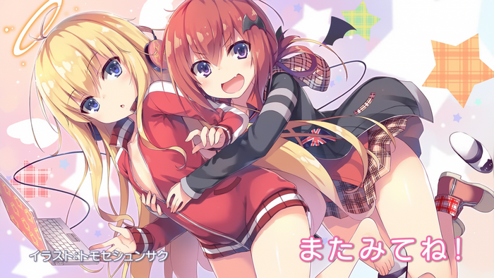 Satanichia McDowell Kurumizawa and Gabriel White Tenma from Gabriel Dropout
