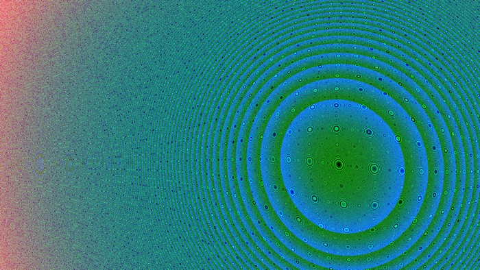 Abstract psychedelic fractal pattern with concentric circles