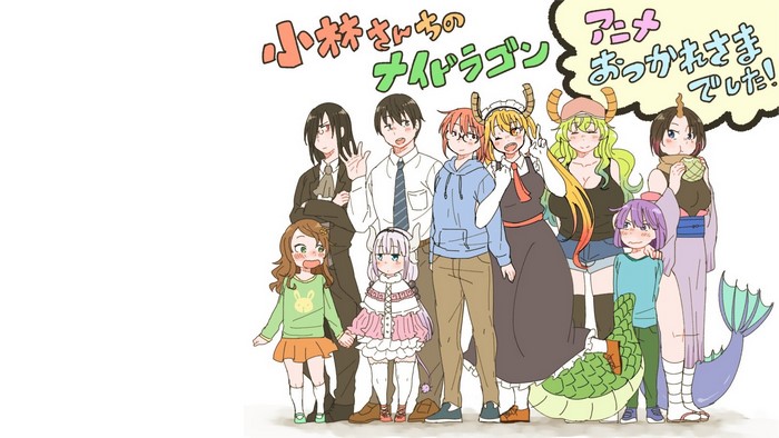 Kobayashi-san Chi no Maid Dragon characters fan art