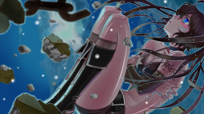Black Rock Shooter in Space