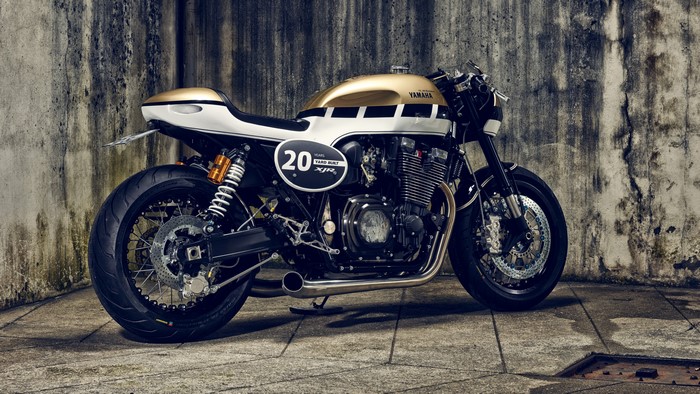 4K Yamaha Yard Built XJR motorcycle