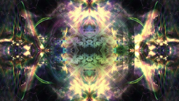 Psychedelic abstract fractal art