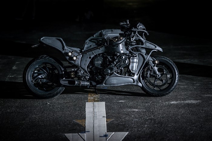 4K BMW Juggernaut motorcycle on asphalt