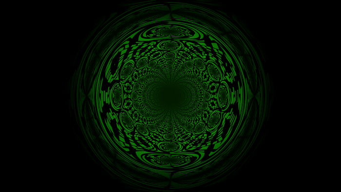 Abstract green bubble pattern