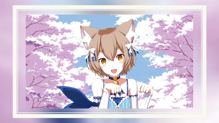 Felix Argyle from Re:Zero with cat ears