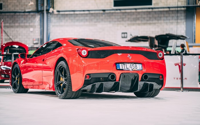 Red Ferrari 458 Italia