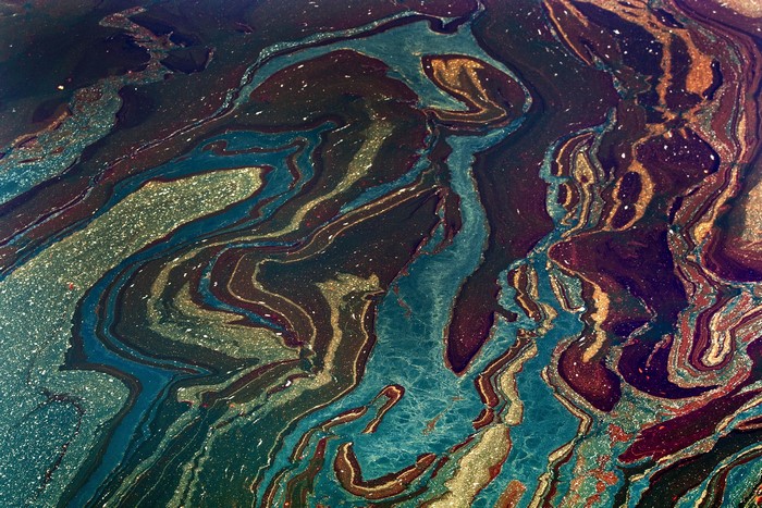 Abstract colorful marbled patterns