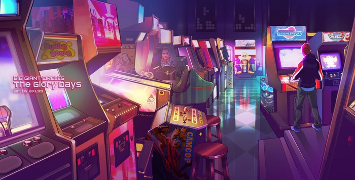 4K Retro Arcade Cabinets and Video Games