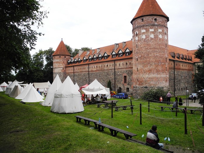 Bytów Castle, Poland, Medieval Festival Tents