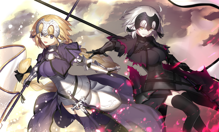 Jeanne d'Arc and Jeanne Alter from Fate Series