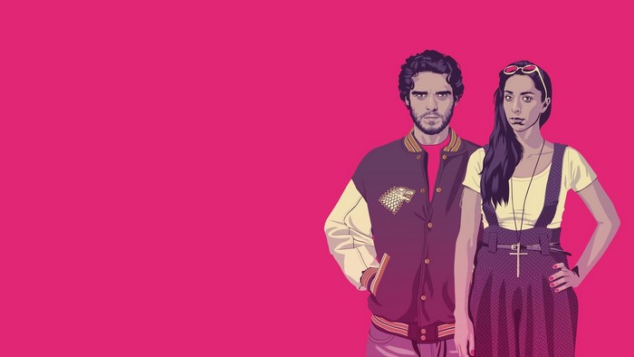 Robb Stark and Talisa Stark from Game of Thrones artwork