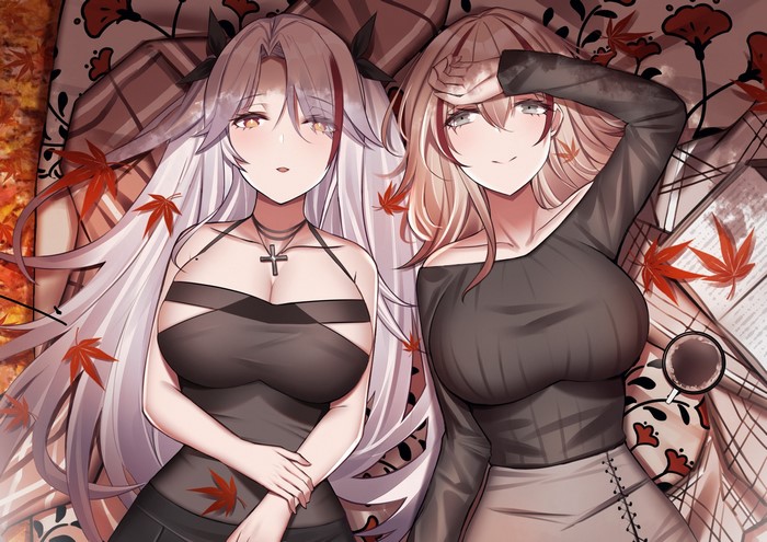 Roon and Prinz Eugen from Azur Lane