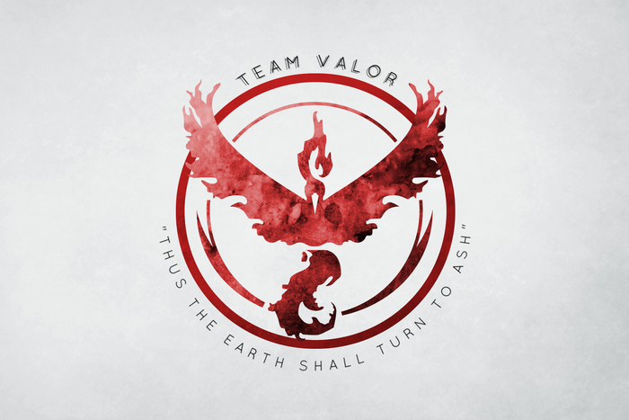 Team Valor logo from Pokemon Go