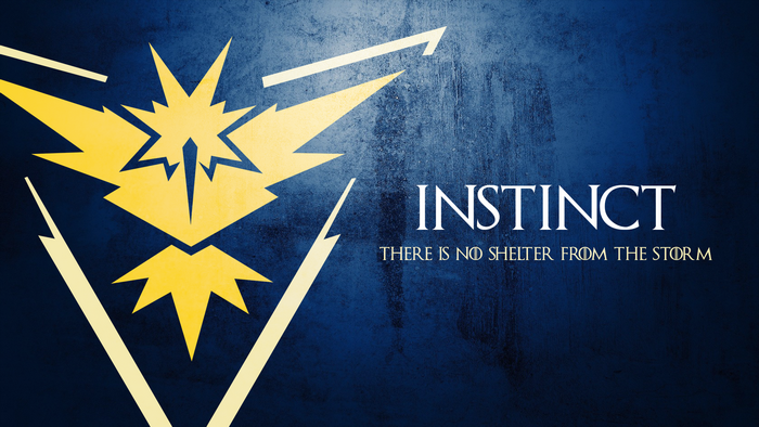 Team Instinct logo from Pokemon Go