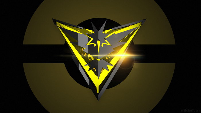 Team Instinct logo from Pokemon Go