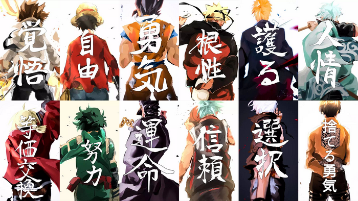 Iconic Anime Characters United in Dynamic Poses