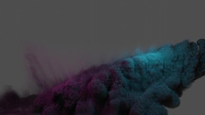 4K Blender smoke simulation